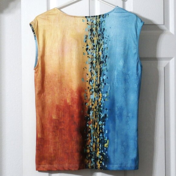 Women's Large Casual Stretch Tank Top ~ New Without Tags - Picture 2 of 5